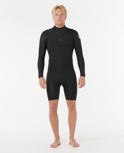 RIPCURL Mens Dawn Patrol Long Sleeve Back Zip Springsuit