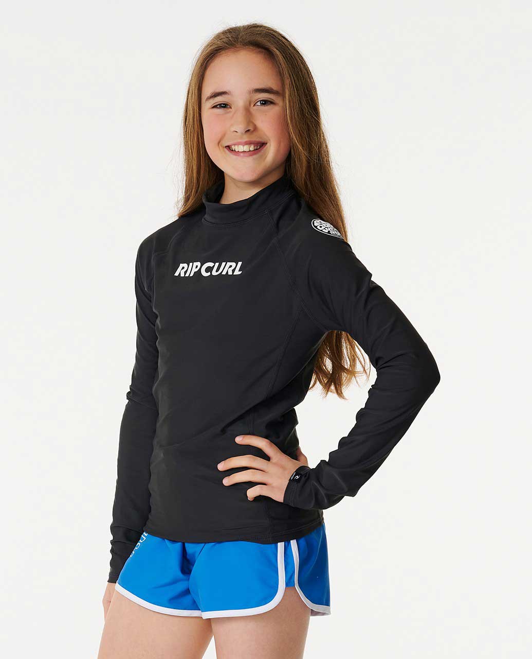 Ripcurl Classic Surf Long Sleeve Rash Vest - Girls (8-16 years)