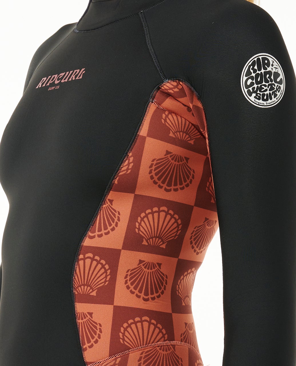 Ripcurl Womens Dawn Patrol 2mm Long Sleeve Springsuit - Rust