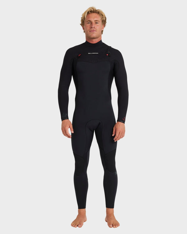 Billabong 3/2mm Revolution Natural Chest Zip Steamer Wetsuit
