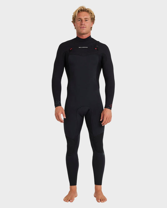 Billabong 3/2mm Revolution Natural Chest Zip Steamer Wetsuit