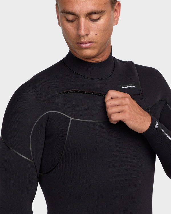2026 Quiksilver Mens 3/2mm Marathon Sessions Chest Zip Wetsuit