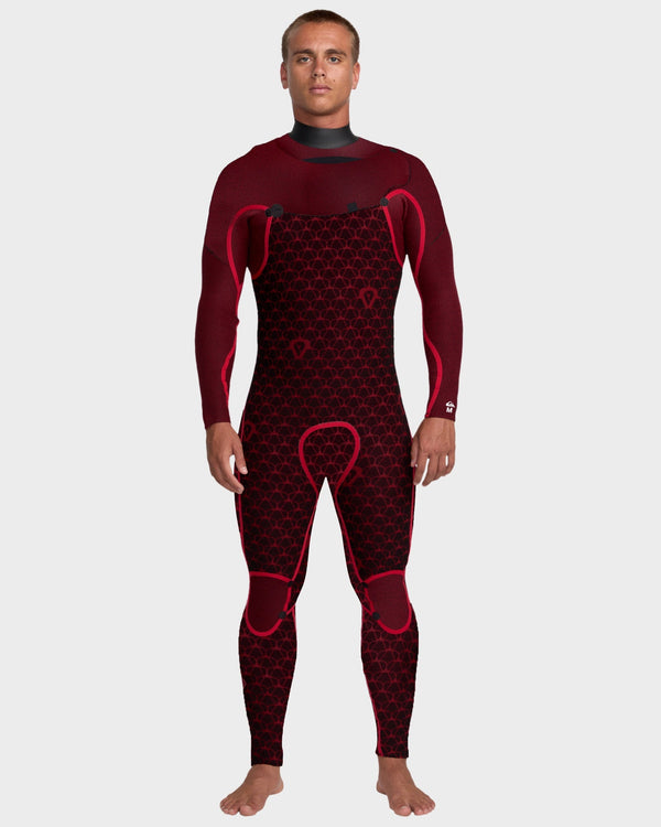 2026 Quiksilver Mens 3/2mm Marathon Sessions Chest Zip Wetsuit