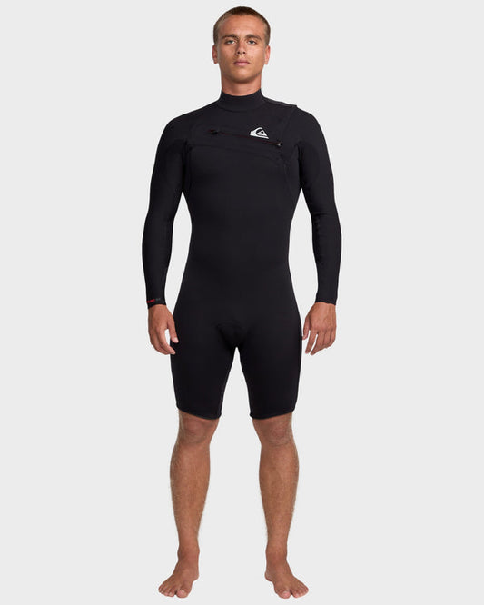 Quiksilver Mens 2/2mm Highline Chest Zip Springsuit