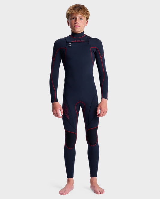 Quiksilver Boys 8-16 3/2 Mercury Chest Zip Wetsuit