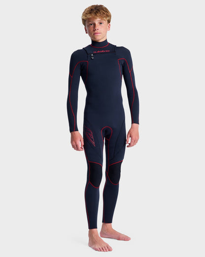Quiksilver Boys 8-16 3/2 Mercury Chest Zip Wetsuit