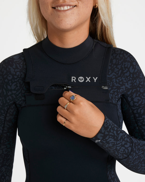 Roxy Womens 3/2 Swell Natural Fullzip Wetsuit
