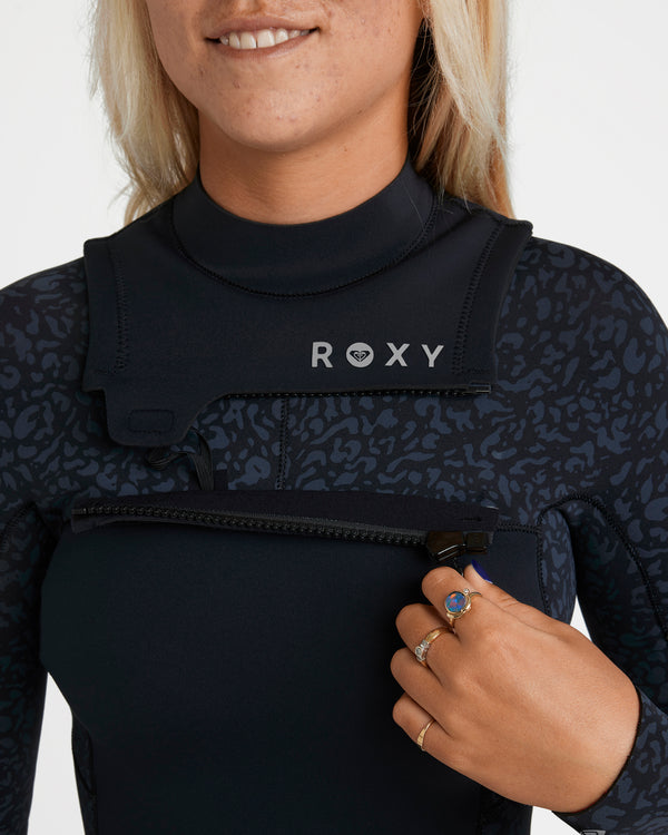Roxy Womens 3/2 Swell Natural Fullzip Wetsuit