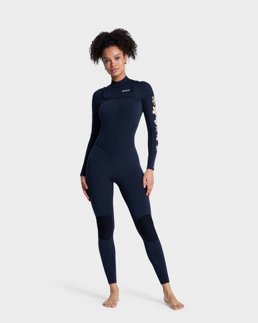 Roxy Womens 3/2mm Swell Natural Chest Zip Wetsuit