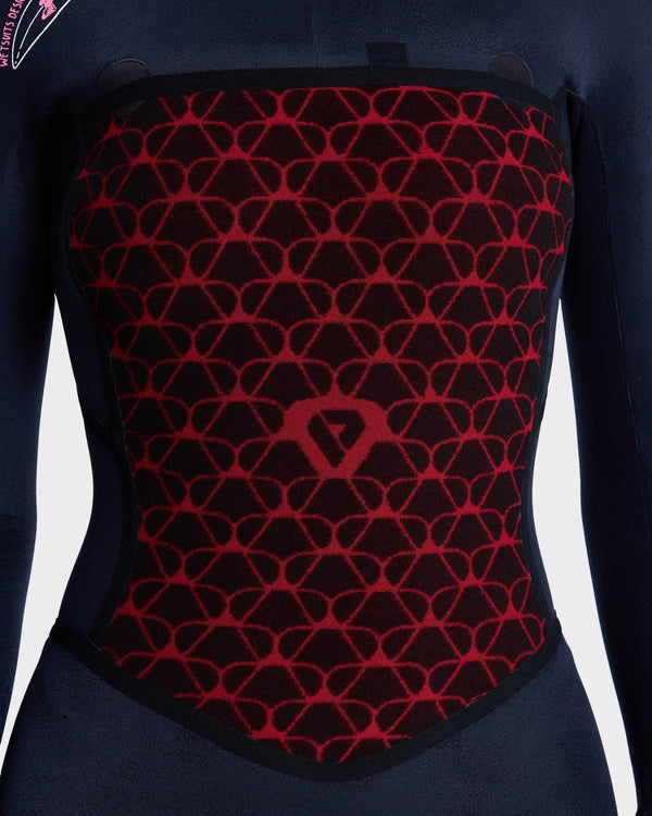 Roxy Womens 3/2mm Swell Natural Chest Zip Wetsuit