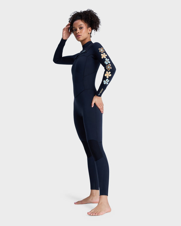 Roxy Womens 3/2mm Swell Natural Chest Zip Wetsuit