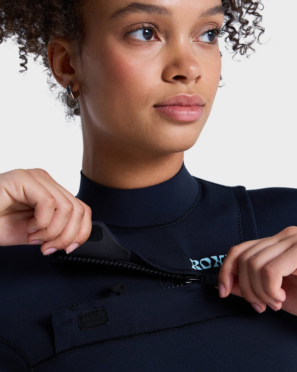 Roxy Womens 3/2mm Swell Natural Chest Zip Wetsuit