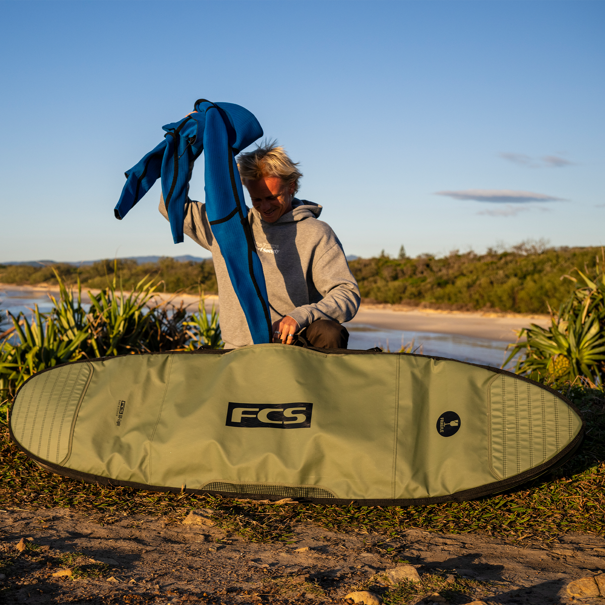 FCS 11 Surfboard Fin Case – Storage Bag For Surfboard Fins
