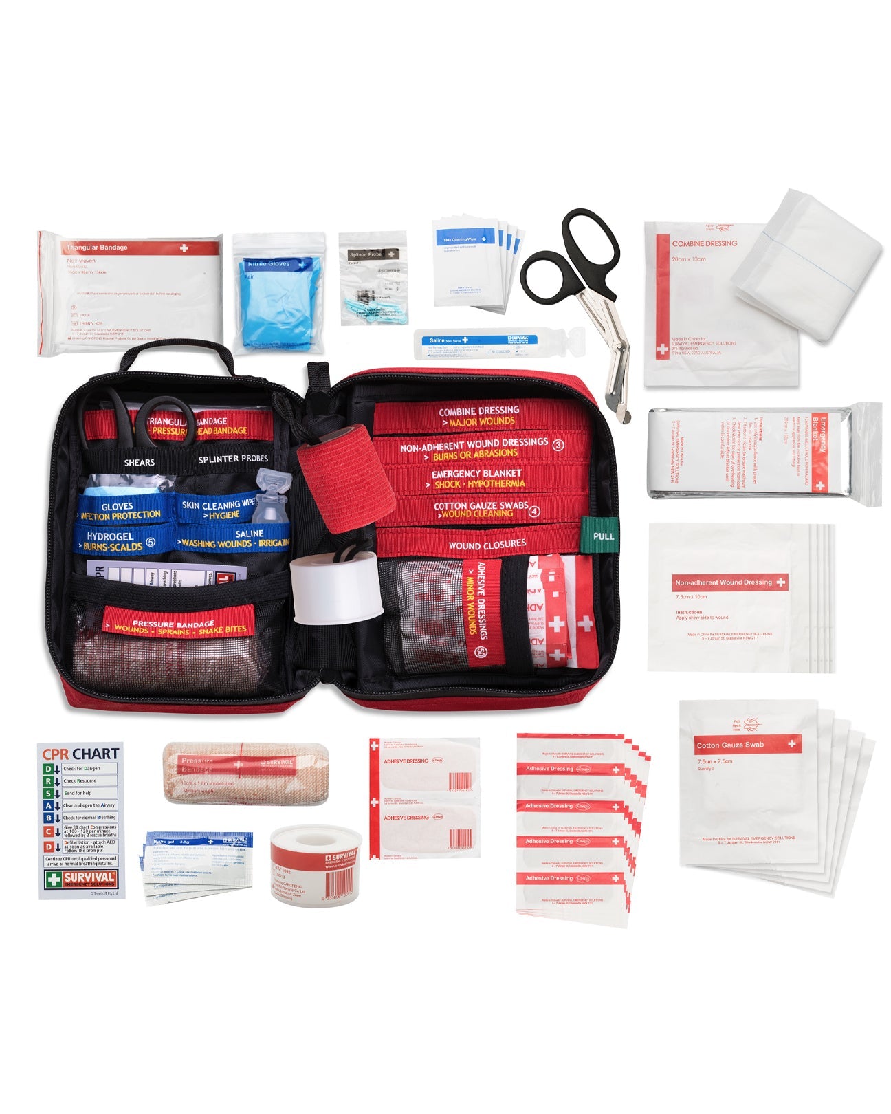 SURVIVAL FIRST AID KIT : THE OCEAN WARRIOR