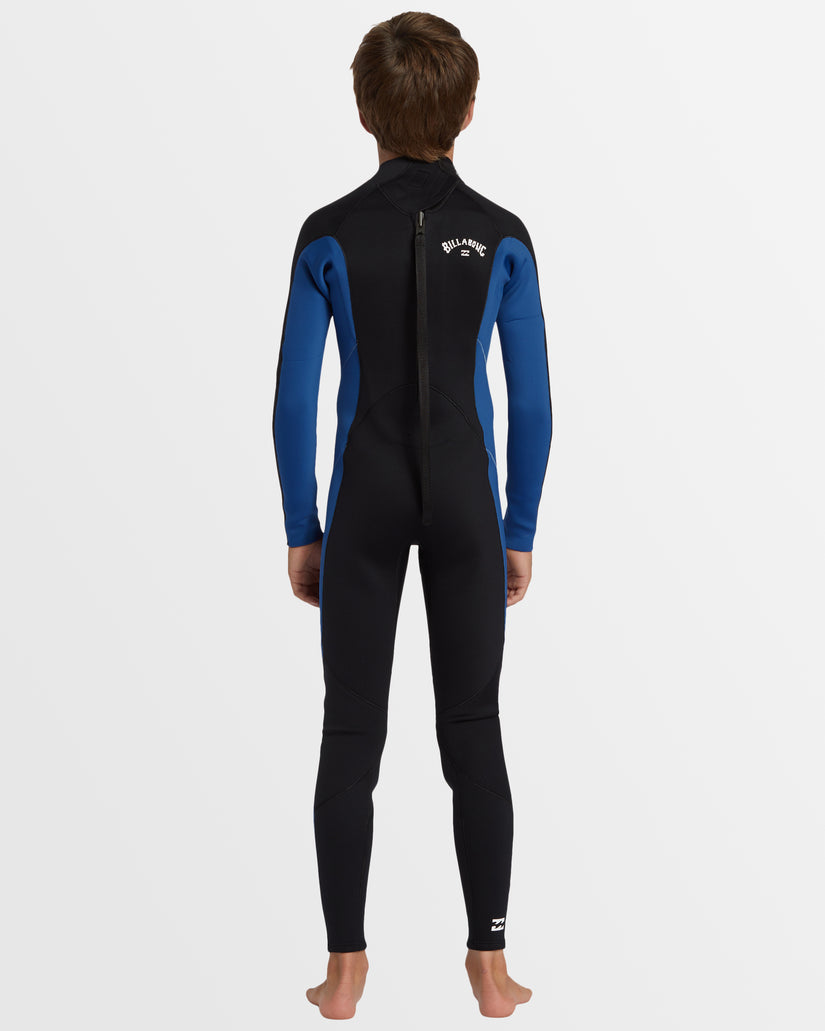 Billabong Boys 8-16 3/2mm Foil Back Zip GBS Steamer Wetsuit
