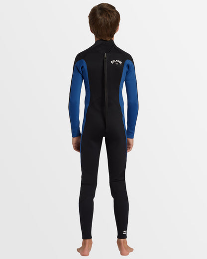 Billabong Boys 8-16 3/2mm Foil Back Zip GBS Steamer Wetsuit