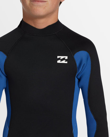Billabong Boys 8-16 3/2mm Foil Back Zip GBS Steamer Wetsuit