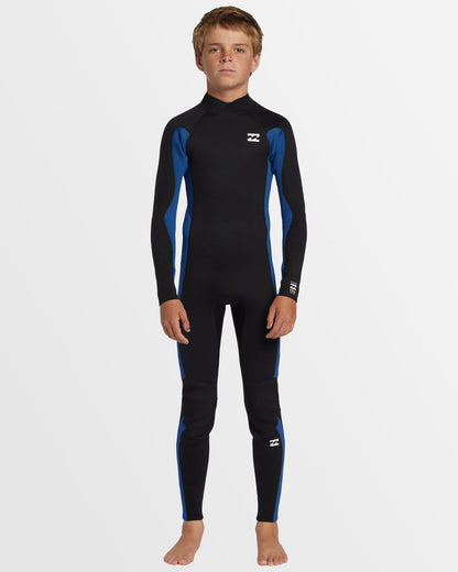 Billabong Boys 8-16 3/2mm Foil Back Zip GBS Steamer Wetsuit