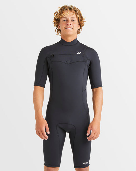 Billabong Mens 2/2mm Absolute Natural Chest Zip Springsuit