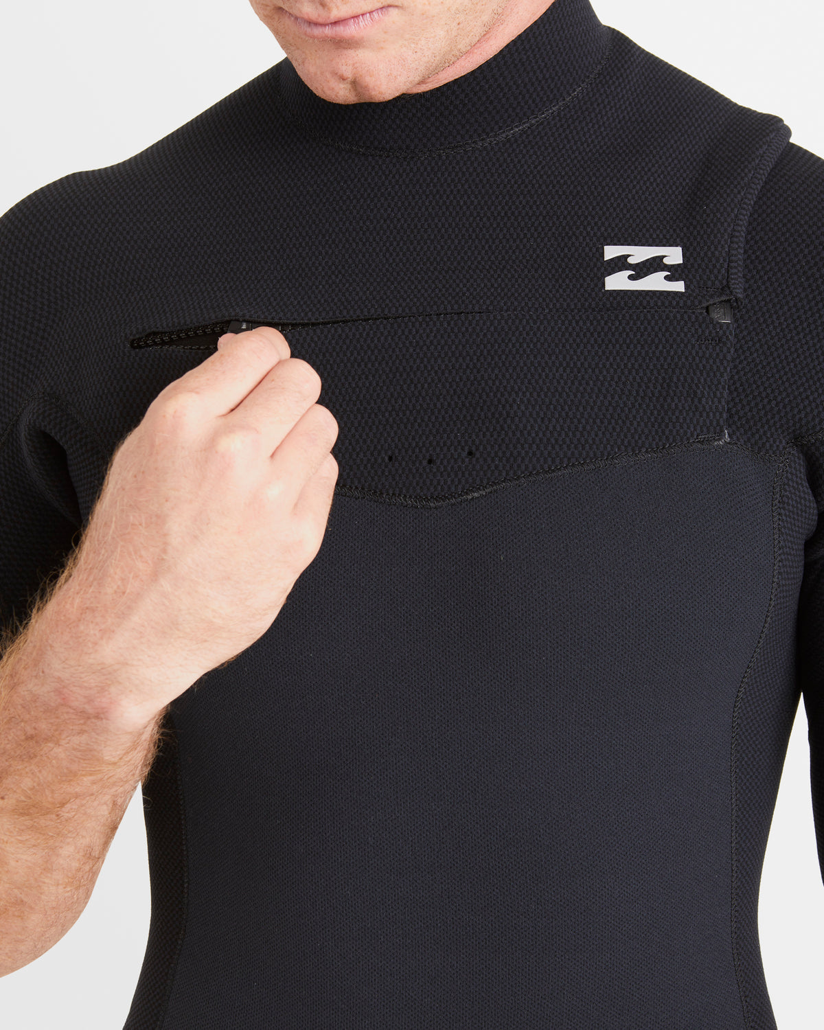 Billabong Mens 2/2mm Revo Natural Chest Zip Springsuit