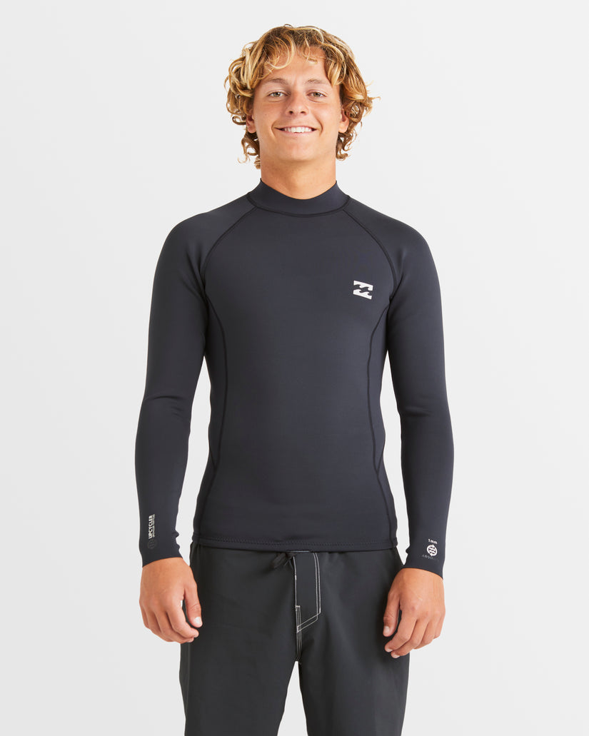 Billabong Mens 1/1mm Absolute Natural Wetsuit Jacket