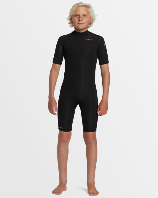 Quiksilver Boys 8-16 2/2mm Everyday Sessions Short Sleeve Back Zip Springsuit