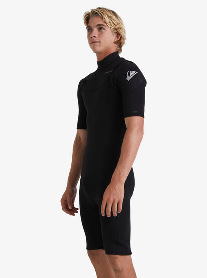 Quiksilver 2/2mm Everyday Sessions Short Sleeve Chest Zip Springsuit