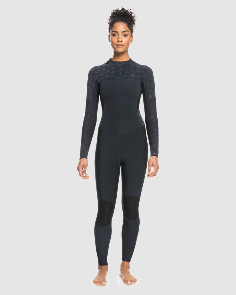 Roxy Womens 3/2mm Swell Series Back Zip Gbs Wetsuit