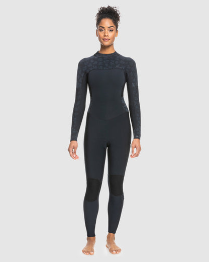 Roxy Womens 4/3mm Swell Series Back Zip Gbs Wetsuit