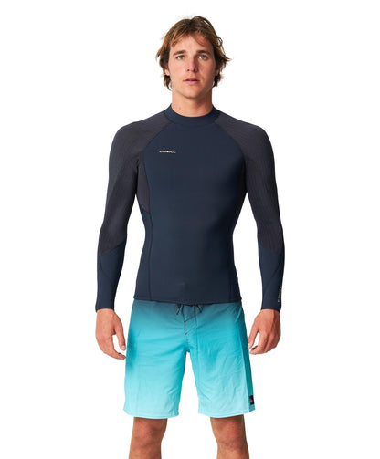 O'Neill HyperFreak 2mm LS GBS Wetsuit Jacket - Carbon