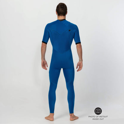 O'Neill HyperFreak 2mm Short Arm Steamer Chest Zip Wetsuit - Black