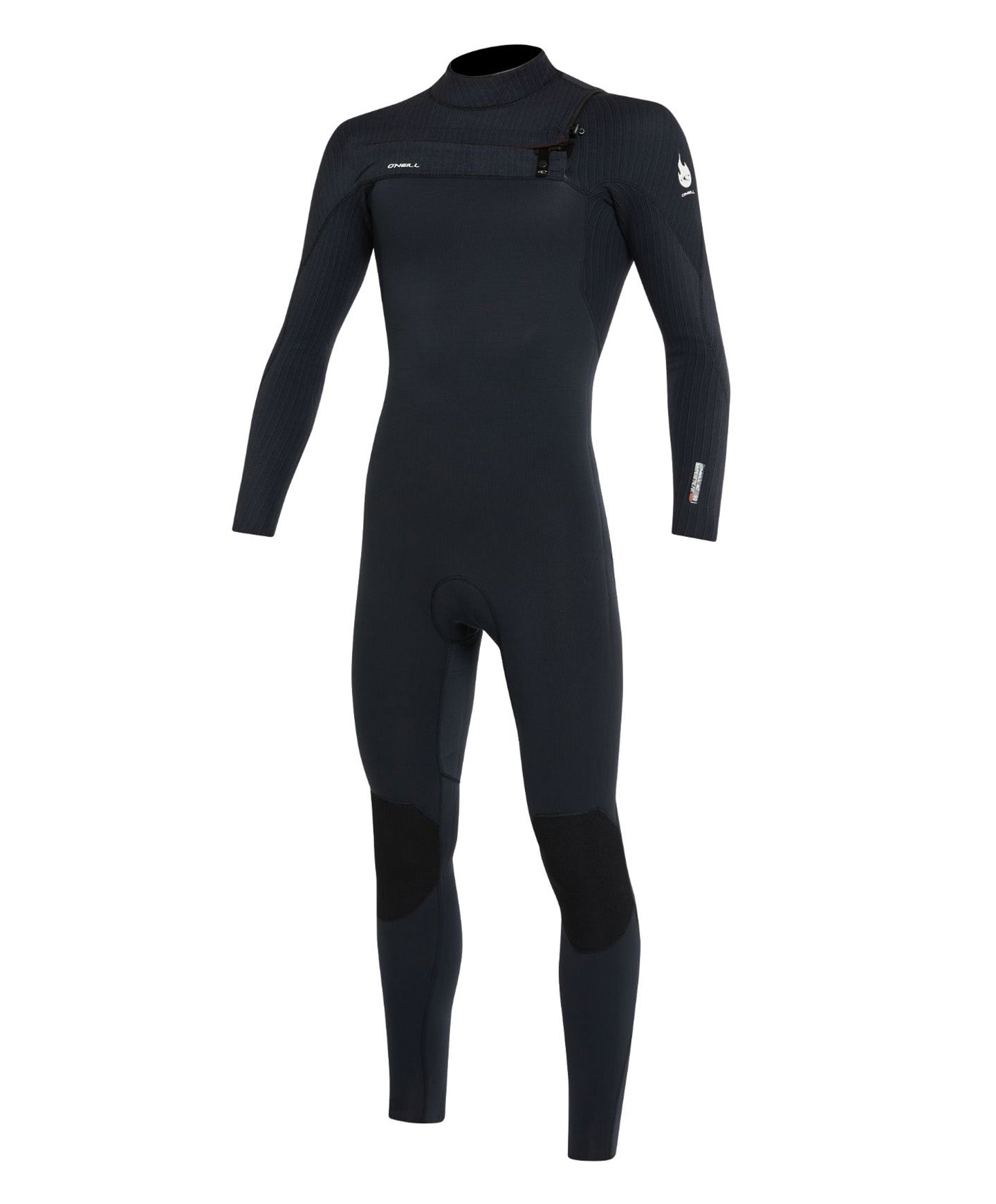 O'Neill HyperFire 4/3mm Steamer Chest Zip Wetsuit - Black