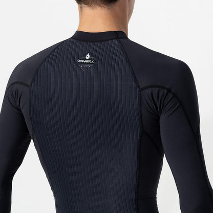 O'Neill HyperFreak TB3X Neo/Lycra Long Sleeve Wetsuit Jacket - Black
