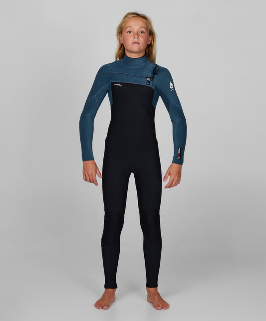 O'Neill Boy's HyperFire 3/2mm Steamer Chest Zip Wetsuit