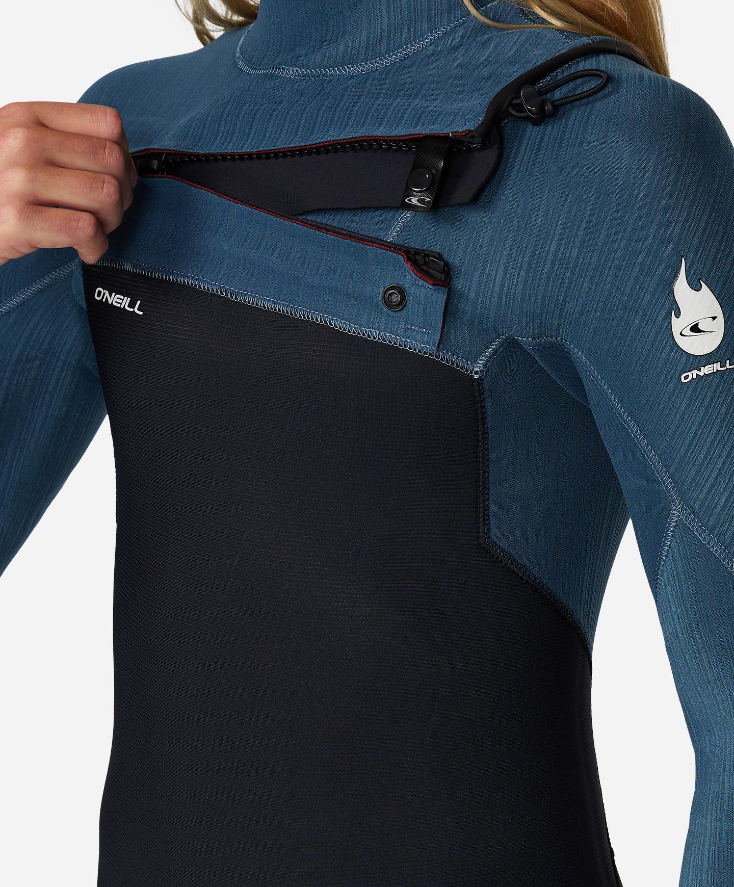O'Neill Boy's HyperFire 3/2mm Steamer Chest Zip Wetsuit