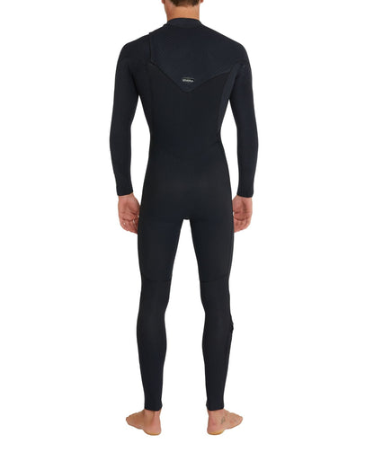 O'Neill HyperFreak 4/3+ Steamer Chest Zip Wetsuit - Black