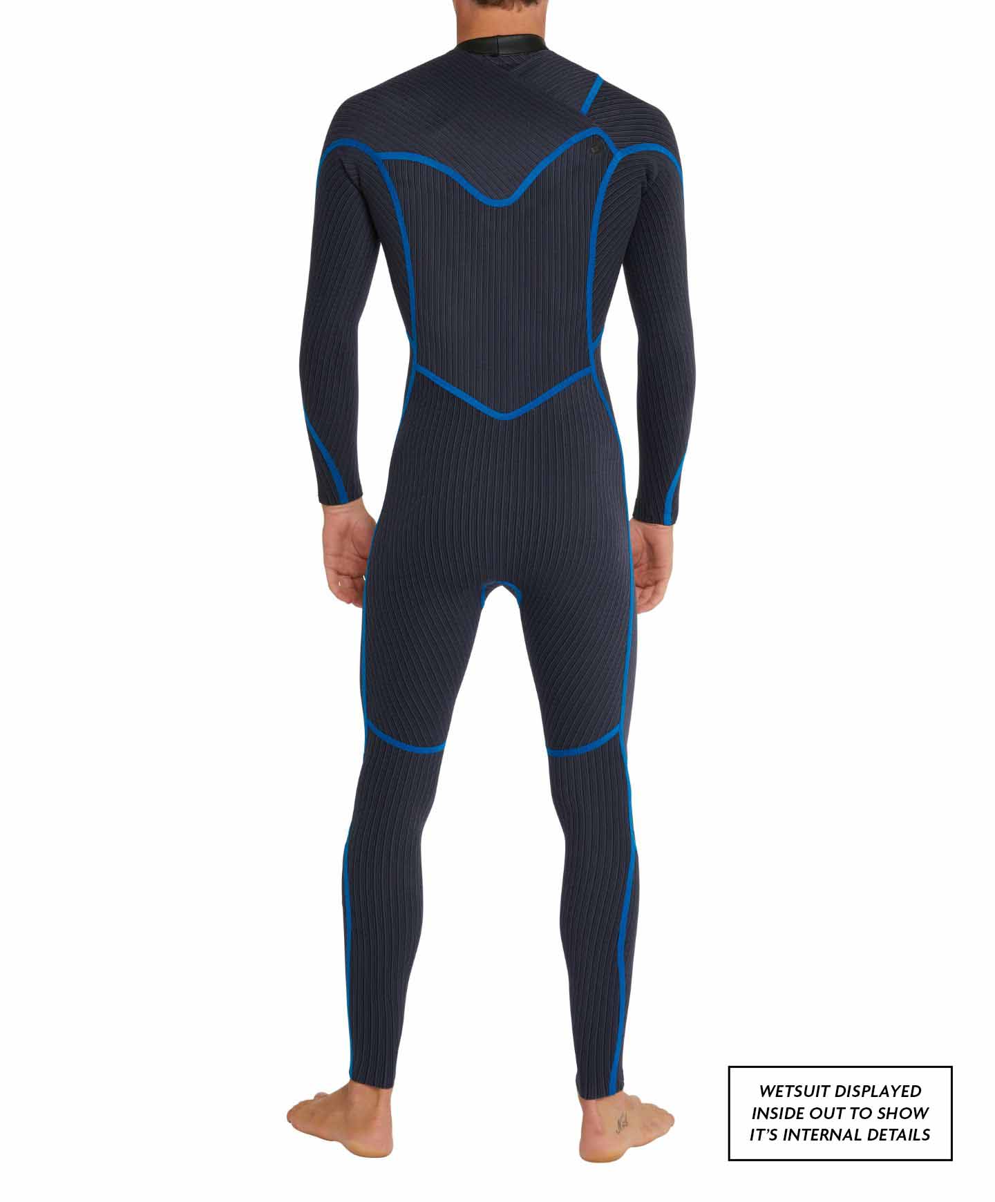 O'Neill HyperFreak 4/3+ Steamer Chest Zip Wetsuit - Black