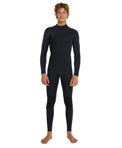 O'Neill HyperFreak 4/3+ Steamer Chest Zip Wetsuit - Black