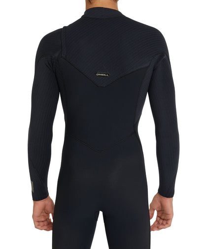 O'Neill HyperFreak 4/3+ Steamer Chest Zip Wetsuit - Black