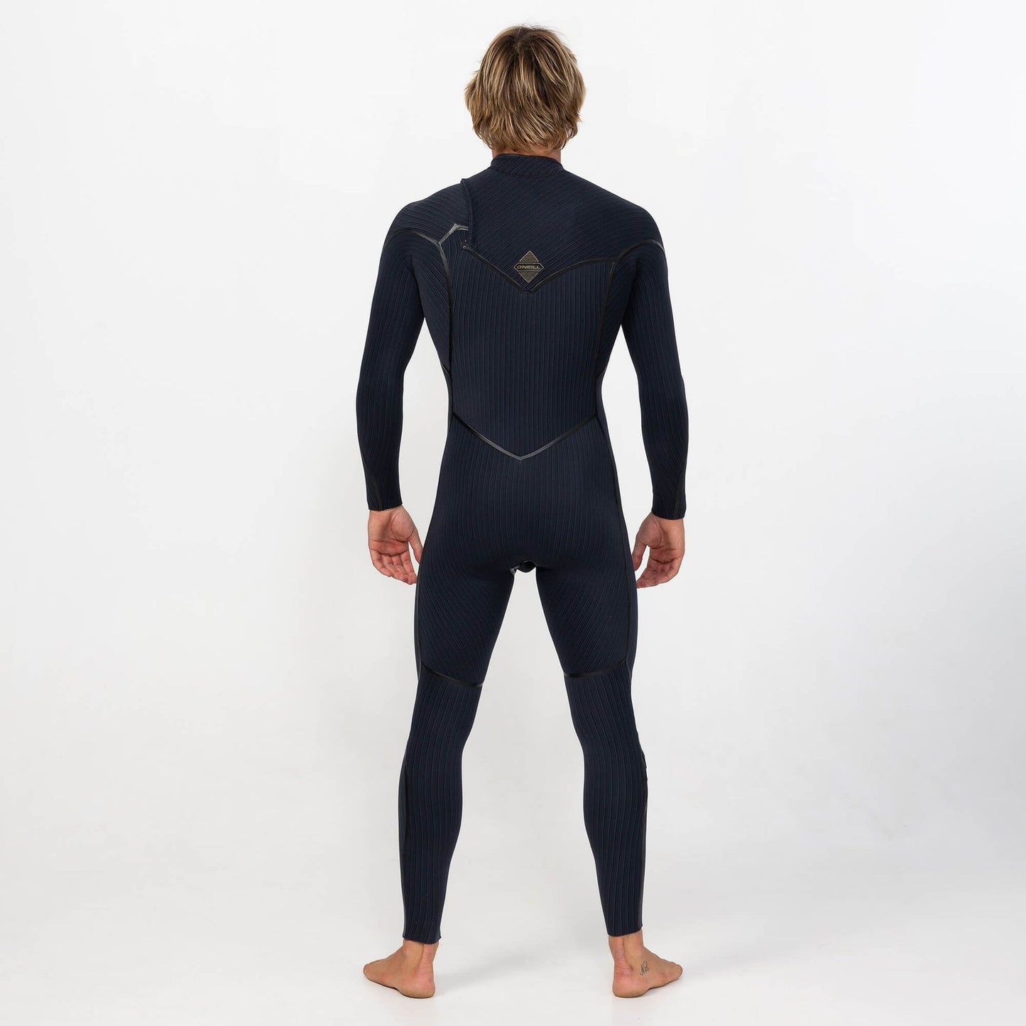 O'Neill Men's HyperX 3/2mm Stitchless Steamer Chest Zip - Black