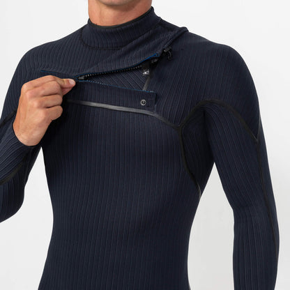 O'Neill Men's HyperX 3/2mm Stitchless Steamer Chest Zip - Black