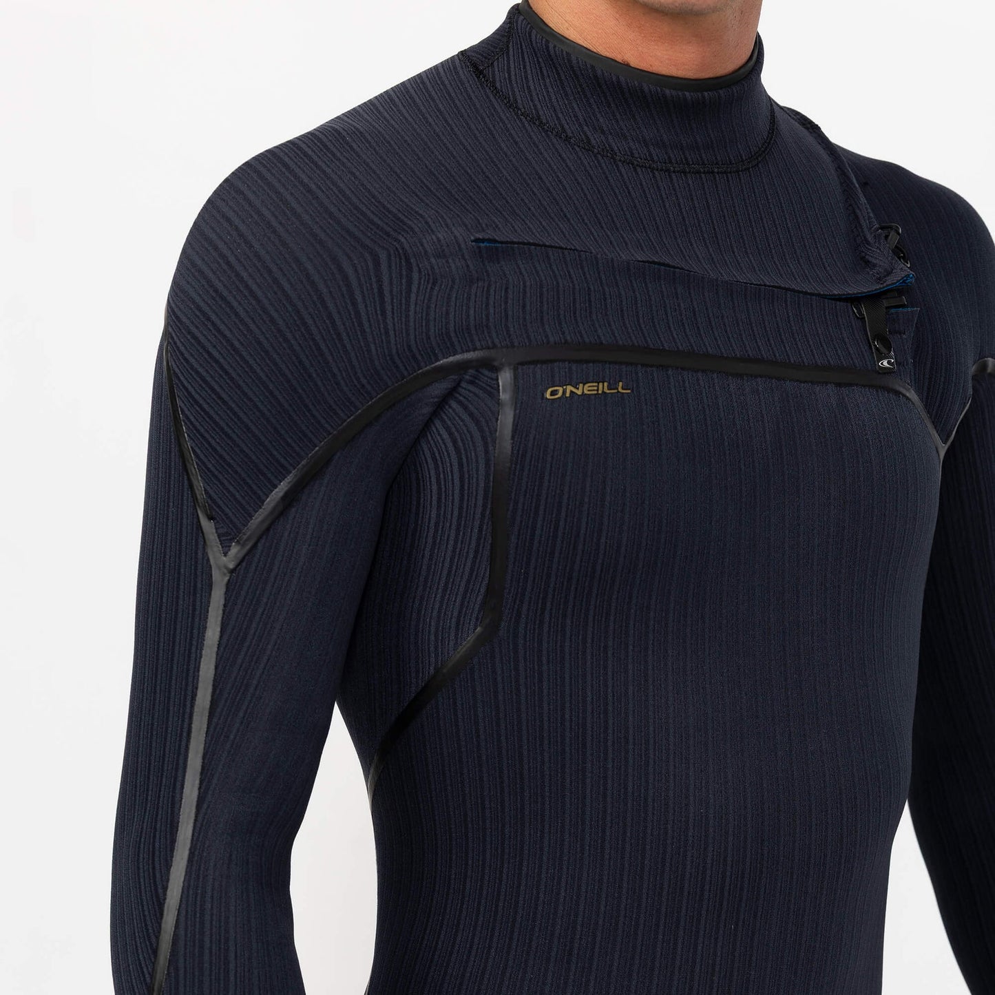 O'Neill Men's HyperX 3/2mm Stitchless Steamer Chest Zip - Black