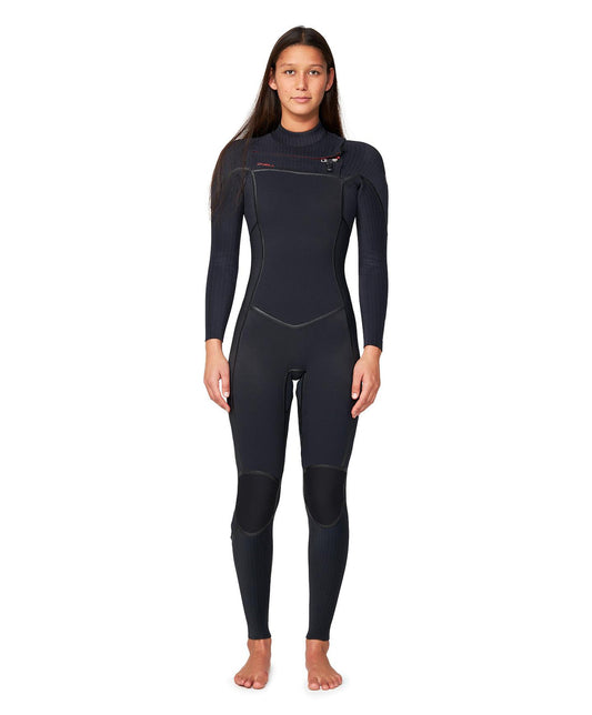 O'Neill Women's HyperFire X 3/2mm Steamer Chest Zip Wetsuit