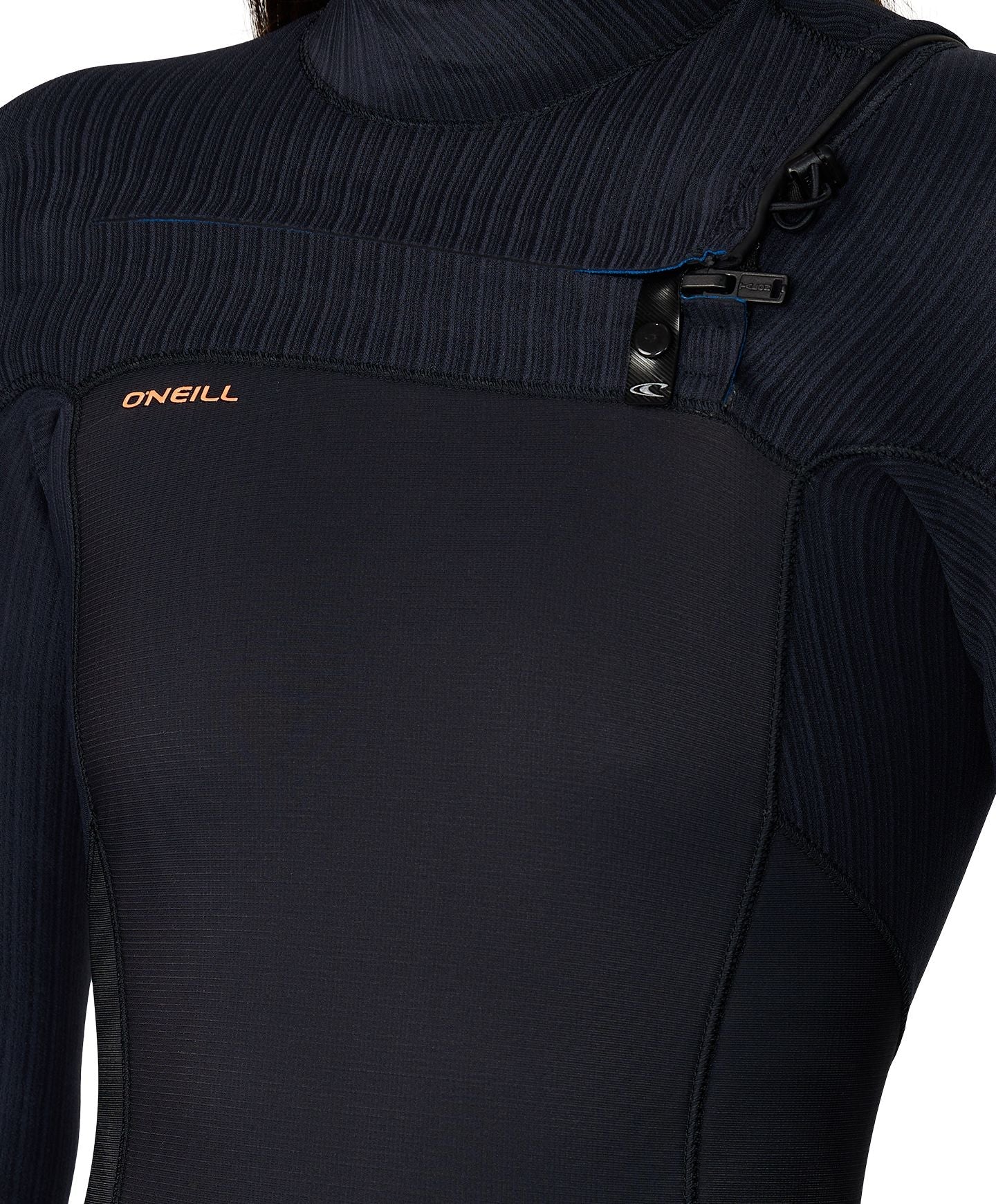 O'Neill Womens HyperFreak 3/2+ Steamer Chest Zip Wetsuit - Black