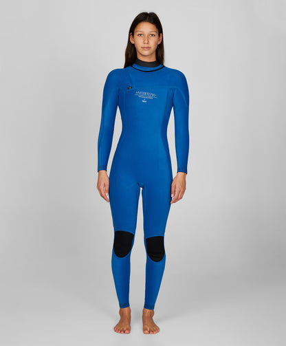 O'Neill Womens HyperFreak 3/2+ Steamer Chest Zip Wetsuit - Black