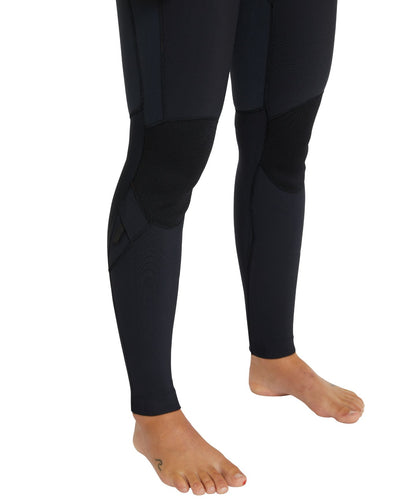 O'Neill Women's HyperFire 3/2mm Steamer Chest Zip Wetsuit - Black