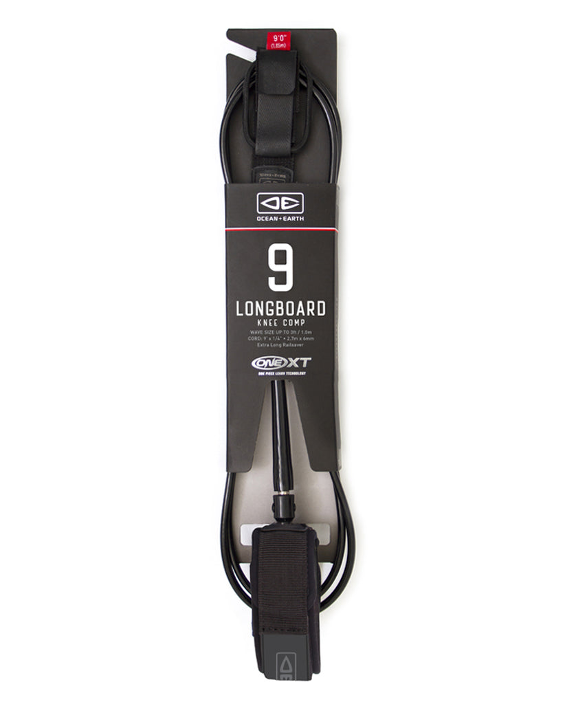 O&E Longboard Knee Comp One-XT Leash 9ft