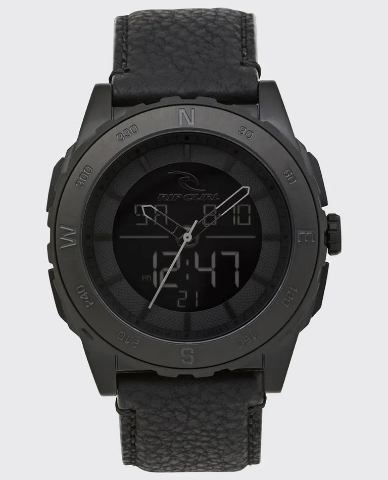 Rival Ana-Digital Leather Watch