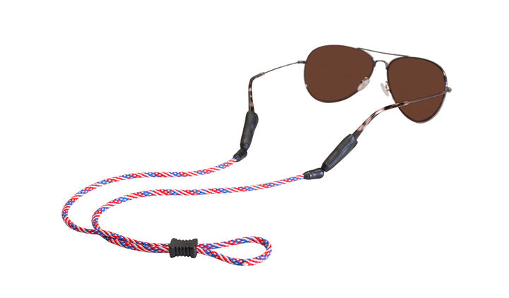 Croakies Black Terra System Adjustable Eyeglass Retainer, Woven Nylon Cord Small Medium 1 Count
